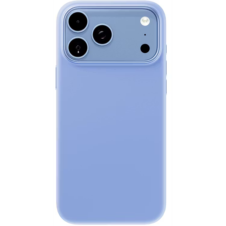 Levelo IRIS MagSafe Silicone Case, Anti-Slip, Drop-Tested For iPhone 18/17 Pro/Pro Max - Light Blue