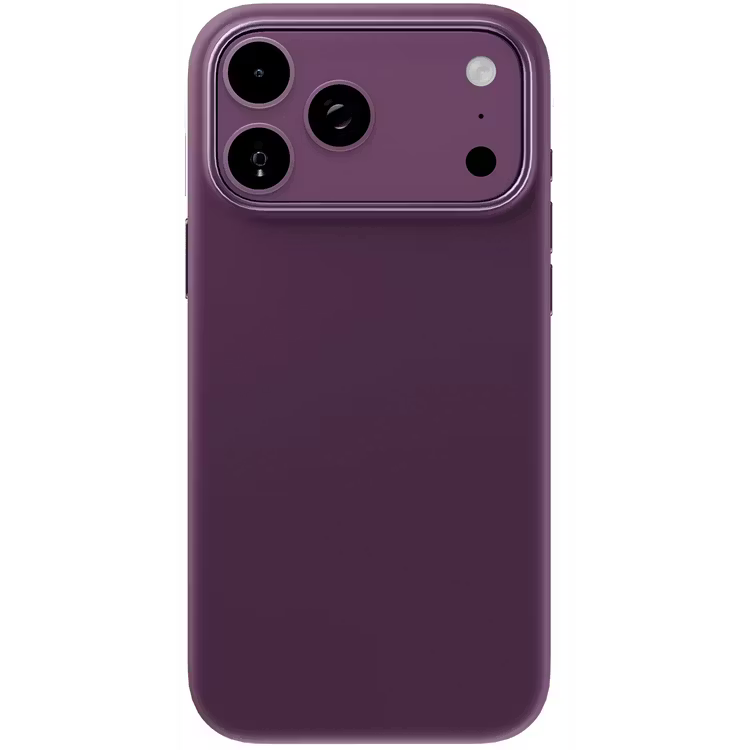 Levelo IRIS MagSafe Silicone Case, Anti-Slip, Drop-Tested For iPhone 18/17 Pro/Pro Max - Burgundy