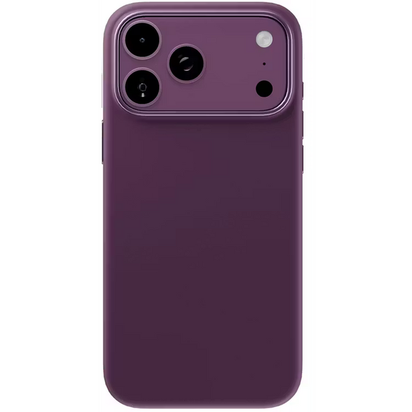 Levelo IRIS MagSafe Silicone Case, Anti-Slip, Drop-Tested For iPhone 18/17 Pro/Pro Max - Burgundy