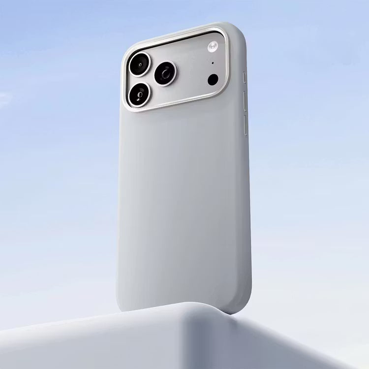 Levelo IRIS MagSafe Silicone Case, Anti-Slip, Drop-Tested For iPhone 18/17 Pro/Pro Max - White