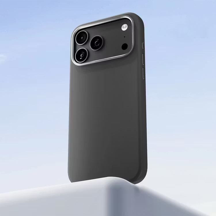Levelo IRIS MagSafe Silicone Case, Anti-Slip, Drop-Tested For iPhone 18/17 Pro/Pro Max - Black