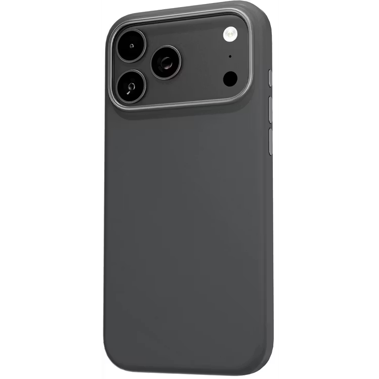 Levelo IRIS MagSafe Silicone Case, Anti-Slip, Drop-Tested For iPhone 18/17 Pro/Pro Max - Black