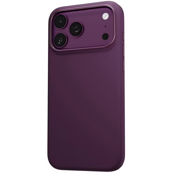 Levelo IRIS MagSafe Silicone Case, Anti-Slip, Drop-Tested For iPhone 18/17 Pro/Pro Max - Burgundy