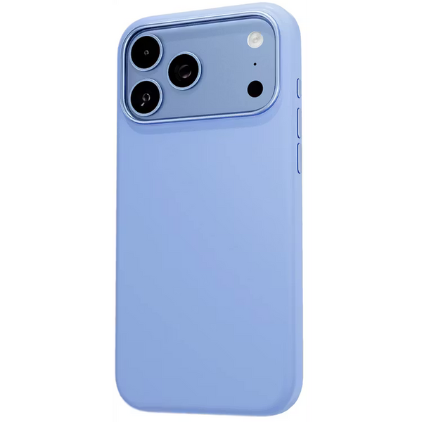 Levelo IRIS MagSafe Silicone Case, Anti-Slip, Drop-Tested For iPhone 18/17 Pro/Pro Max - Light Blue