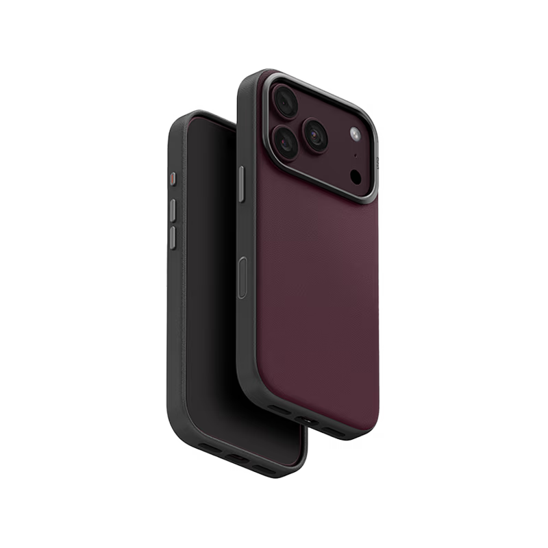 Uniq Hybrid Lyden MagSafe Case iPhone 18/17 Pro/Pro Max - Deep Maroon