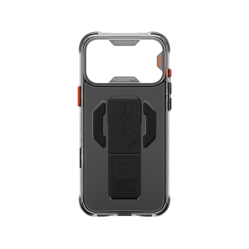 SkinArma Helio CE MagSafe Case With Grip Stand for iPhone 18/17 Pro/Pro Max - Graphite