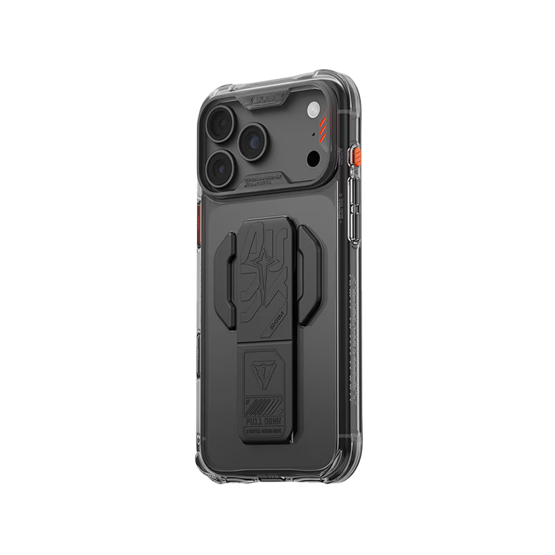 SkinArma Helio CE MagSafe Case With Grip Stand for iPhone 18/17 Pro/Pro Max - Graphite