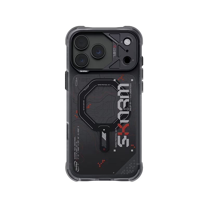 SkinArma Sonar MagSafe Case for iPhone 18/17 Pro/Pro Max - Black