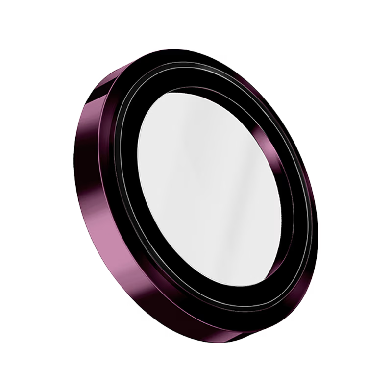 Uniq Optix Prime Camera Lens Protector for iPhone 18/17 Pro/Pro Max - Burgundy Chrome