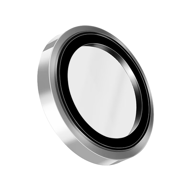 Uniq Optix Prime Camera Lens Protector for iPhone 18/17 Pro/Pro Max - Silver Chrome