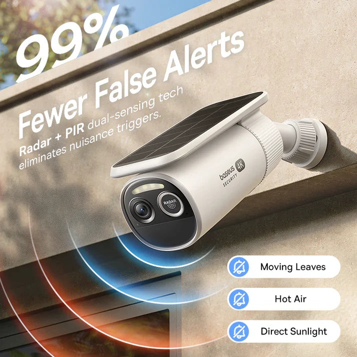Baseus Security S2 Outdoor Camera 4K - Moon White