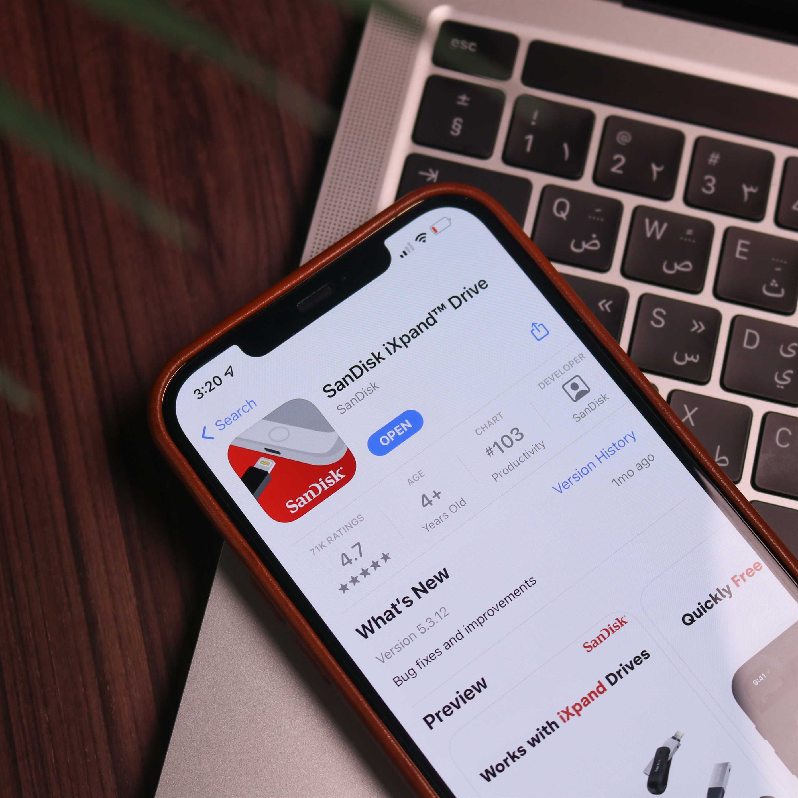 SanDisk iXpand Flash Drive for iPhone [H] - فلاش ميموري - سان ديسك - لجميع اجهزة الايفون القديمة - ماقبل ايفون ١٥