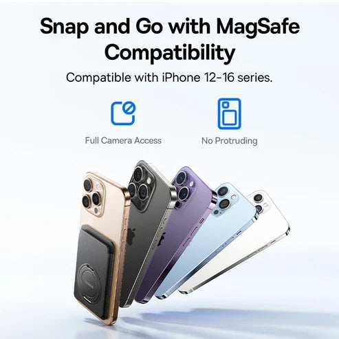 Baseus MagPro 3 Magnetic Wallet Stand [D] - محفظة بطاقات مع ستاند - ماغ سيف - بيسوس