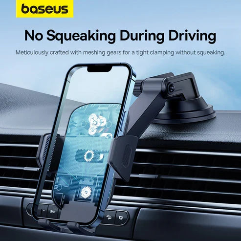 Baseus UltraControl Go Clamp-Type Phone Holder – Black