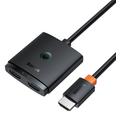 Baseus AirJoy 2-in-1 Bidirectional HDMI Switch 1m – Black