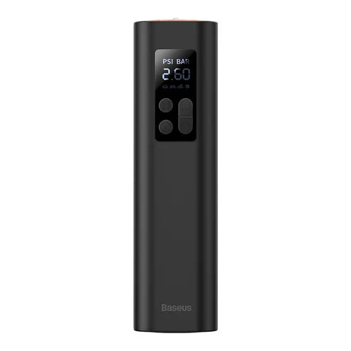 Baseus Super Mini Inflator Pump – Black [B] - ضاغط هواء للسيارة والدراجه الهوائيه + اضاءة - بيسوس