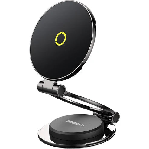 Baseus MagPro II Magnetic Car Mount – Stick-On Black [D] - ستاند سيارة - بيسوس - منعدد الاوضاع - دوران 360 درجة -  ماق سيف