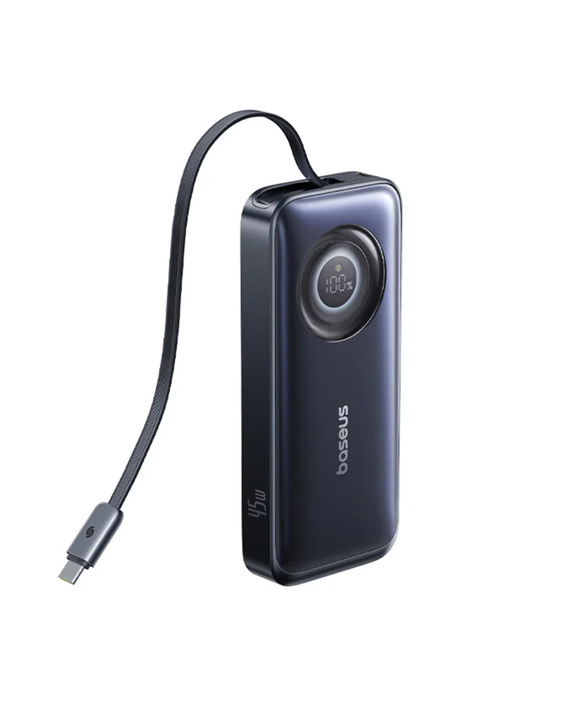 Baseus EnerCore CR11 Power Bank 10000mAh 45W with Retractable Cable