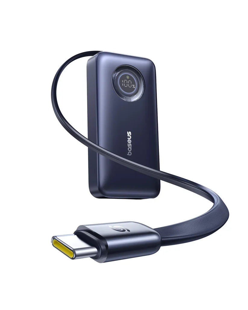 Baseus EnerCore CR11 Power Bank 10000mAh 45W with Retractable Cable