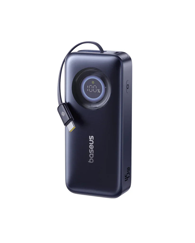 Baseus EnerCore CR11 Power Bank 10000mAh 45W with Retractable Cable