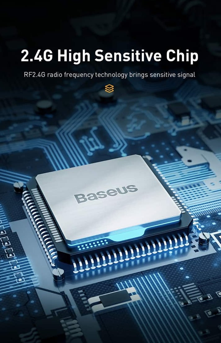 Baseus Orange Dot Wireless Presenter (Red Laser) Wireles Presenter [H]- مؤشر ليزر - للعروض التقديمية - البرزنتيشن - مناسب لجميع انواع الاجهزة والايبادات