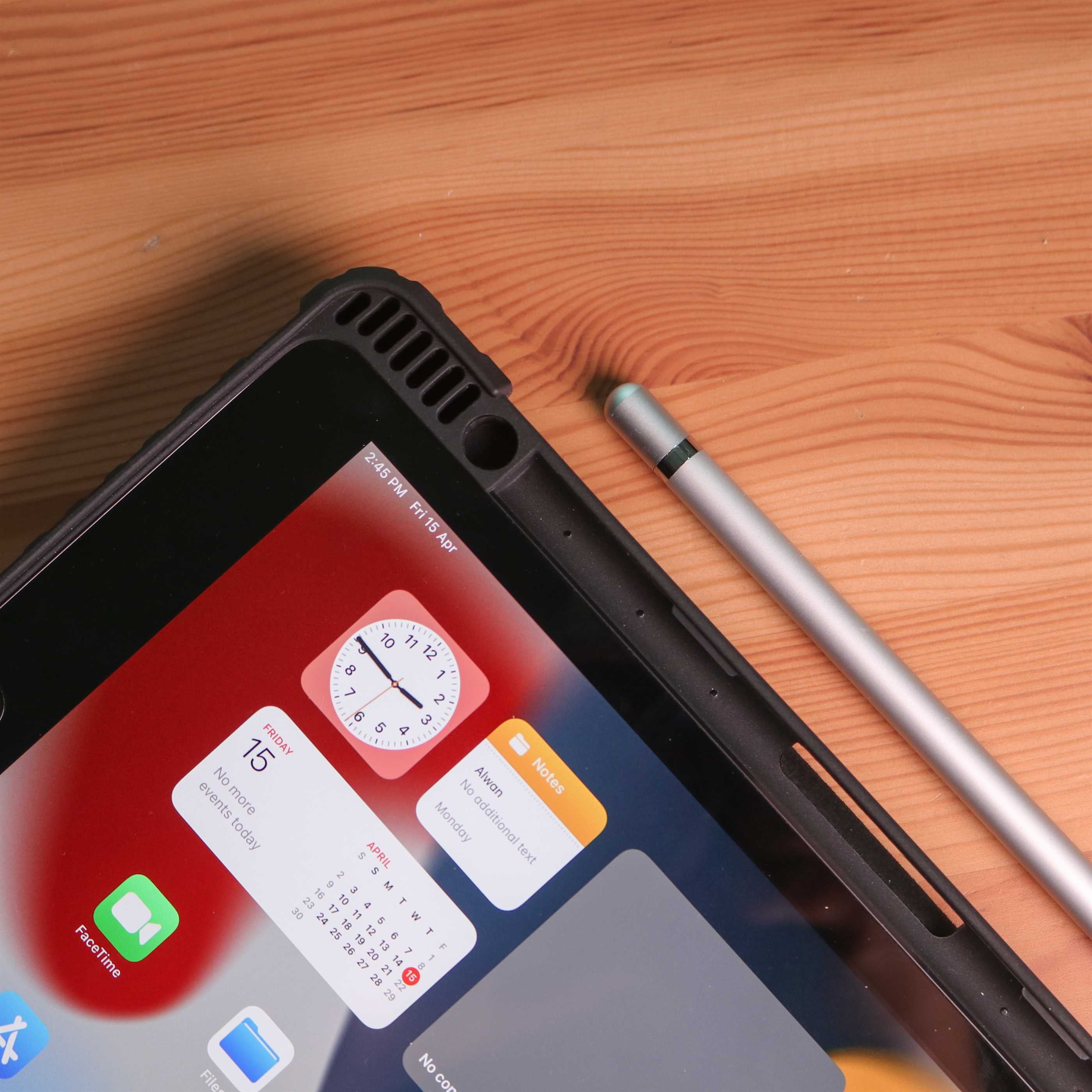 Nillkin iPad Case iPad Pro 12.9" - 2018/2020/2021/2022 - iPad Air 13" - 2024- Black - كفر ايباد حماية عالية - مع مكان للقلم - ووضعيتين للاستاند