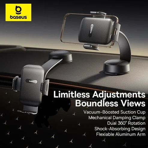 Baseus PrimeTrip C03 Air Clamping Car Mount – Suction Cup Version