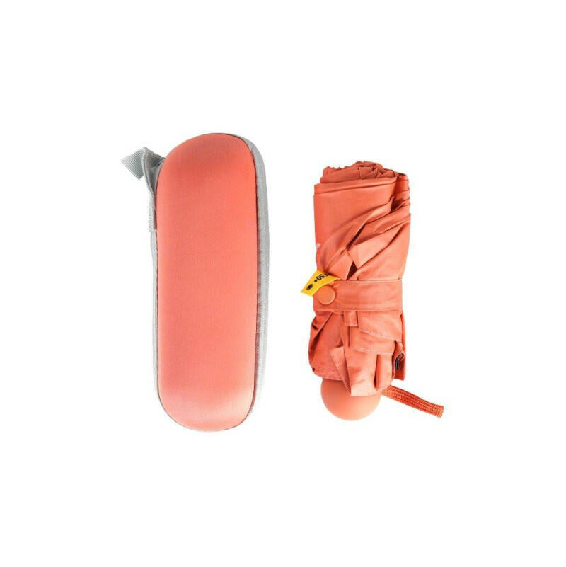 Travelest Mini Umbrella with pouch - Watermelon Orange [T] - شمسية صغيرة الحجم مع شنطة حافظة من ترافيليست - ووترميلون