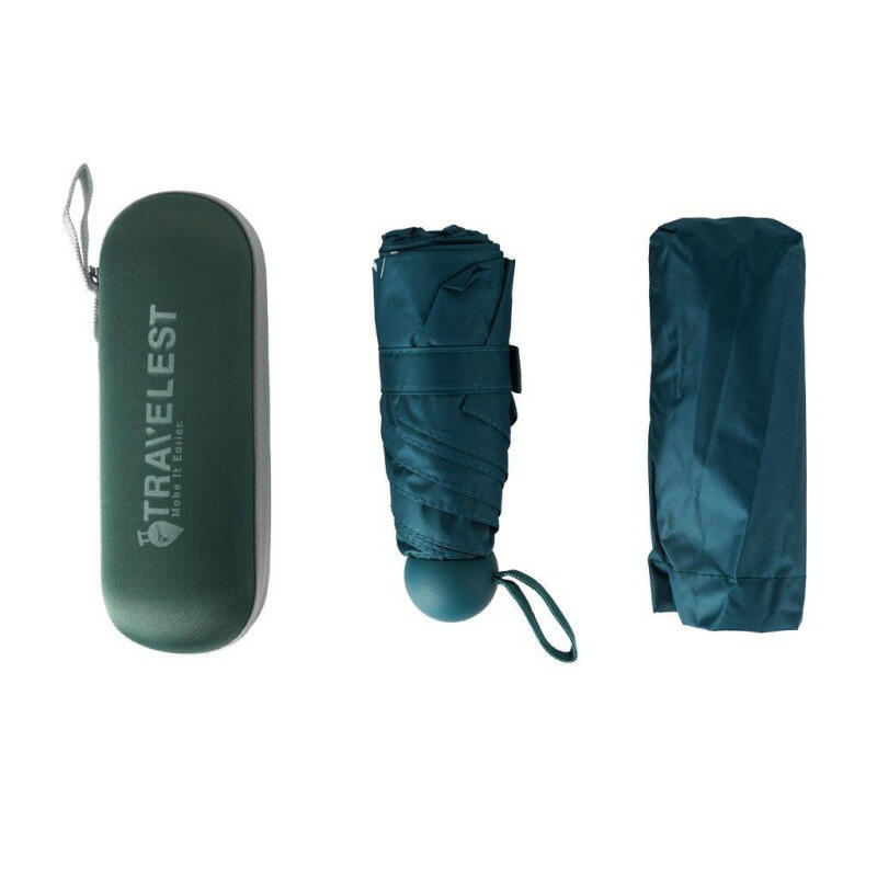 Travelest Mini Umbrella with pouch - Watermelon Green[T] - شمسية صغيرة الحجم مع شنطة حافظة من ترافيليست - ووترميلون
