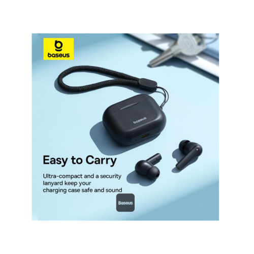 Baseus Bowie E17 True Wireless Earphone - Stellar White [D] - سماعة بيسوس - بلوتوث - كفالة 12 شهر