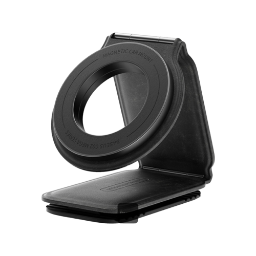 Baseus Prime Tip Series C02 Mega Magnetic Phone Mount Stick-on Version - Cluster Black [D] - ستاند سيارة - بيسوس - منعدد الاوضاع - دوران 360 درجة -  ماق سيف