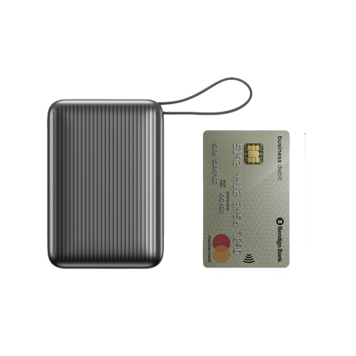 Energea Integra Ultra 45 Power Bank 20000mAh With Build in USB-C Cable & Display - Gunmeta