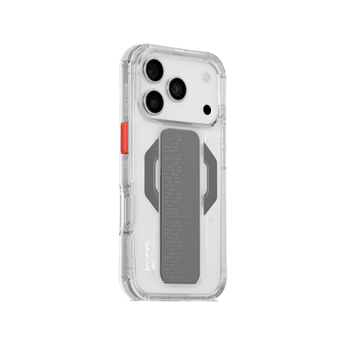 SkinArma Haxa MagSafe Case With Grip Stand for iPhone 17 - Clear