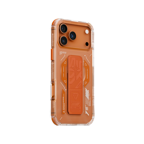 SkinArma Helio MagSafe Case With Grip Stand for iPhone 17 Pro / 17 Pro Max - Orange