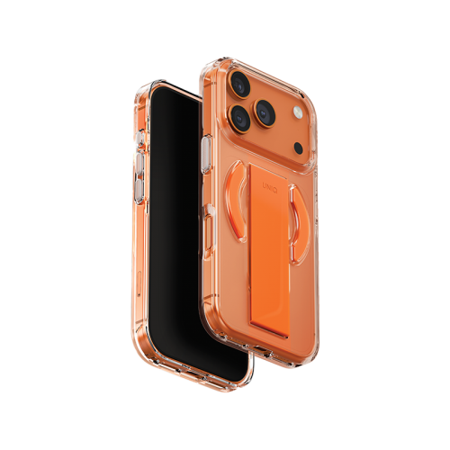 Uniq Hybrid Heldro Air MagSafe Case for iPhone 17 - Volt orange