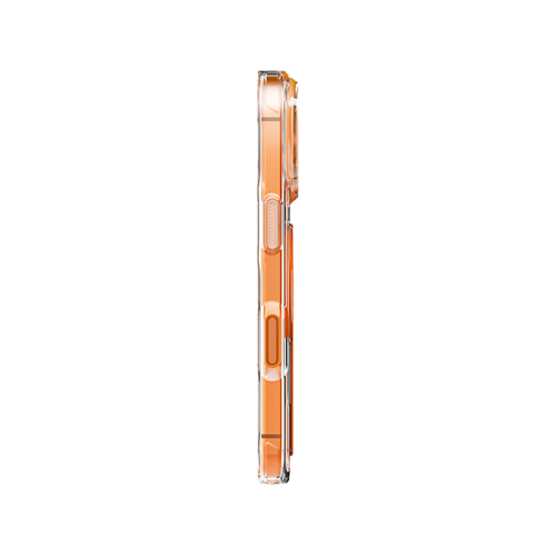 Uniq Hybrid Heldro Air MagSafe Case for iPhone 17 - Volt orange - كفر حماية عاليه - يونيك - لسلسلة ايفون 17 - مع مسكة - ماج سيف