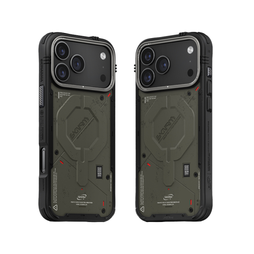 SkinArma Vigor MagSafe Case for iPhone 17 Pro / 17 Pro Max - Forest [B] - كفر سكين أرما - سلسلة ايفون 17 - ماغ سيف - مسكة وستاند مغناطيسي