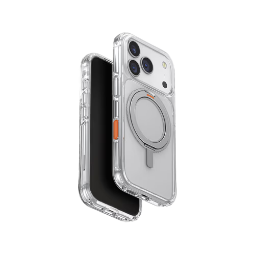 Uniq Swivix MagSafe case with 360 Rotation Kickstand for Apple iPhone 17 - Lucent Clear