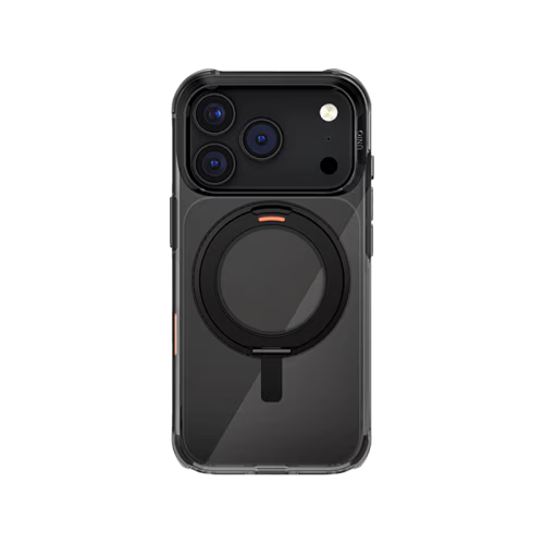 Uniq Swivix MagSafe case with 360 Rotation Kickstand for Apple iPhone 17 - Carbon Black