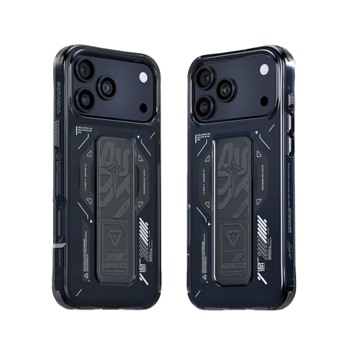 SkinArma Helio MagSafe Case With Grip Stand for iPhone17 Pro / 17 Pro Max - Graphite