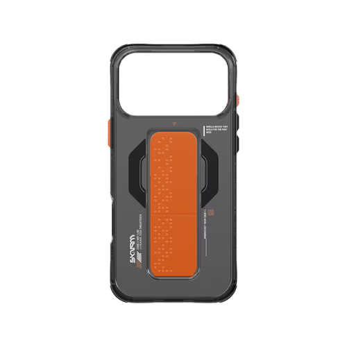 SkinArma Haxa MagSafe Case With Grip Stand for iPhone  17 Pro / 17 Pro Max - Graphite