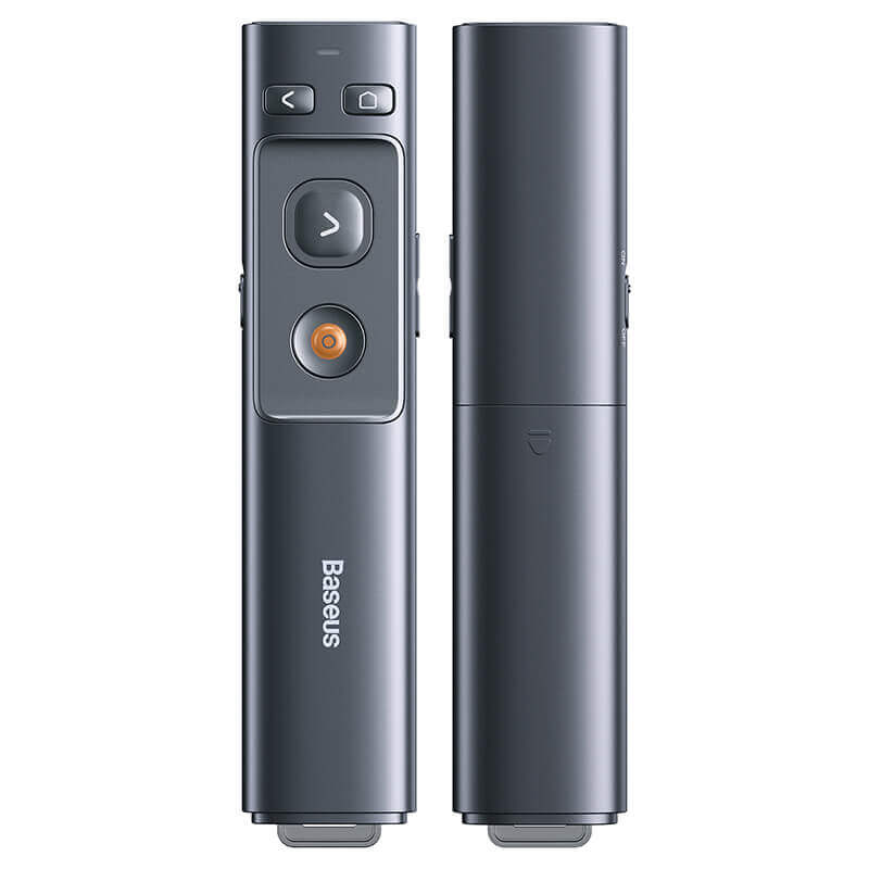 Baseus Orange Dot Wireless Presenter (Red Laser) Wireles Presenter [H]- مؤشر ليزر - للعروض التقديمية - البرزنتيشن - مناسب لجميع انواع الاجهزة والايبادات