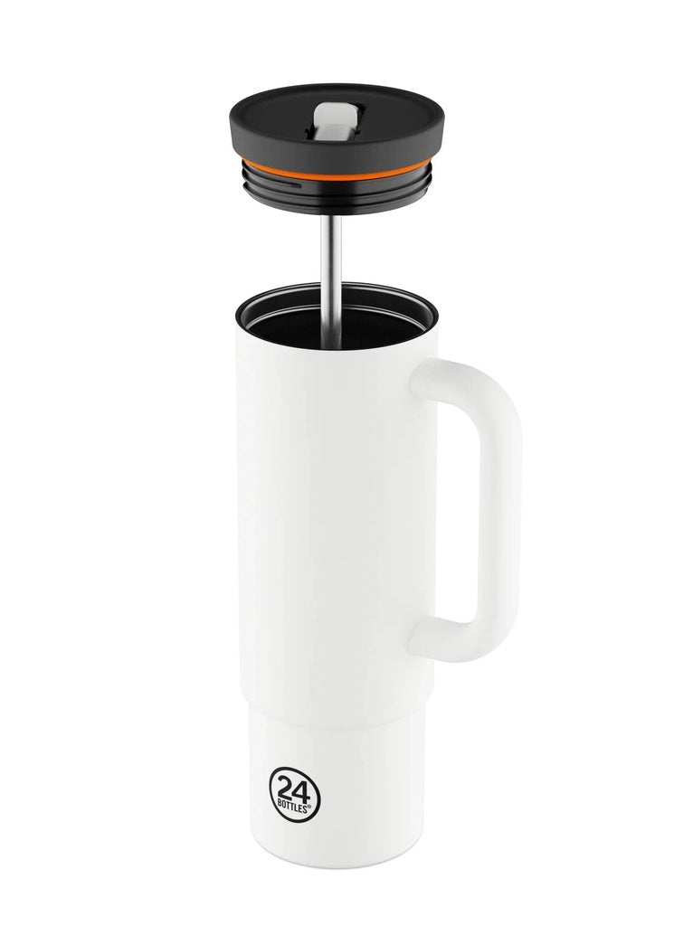 24Bottles - Straw Cup 800ml Ice White