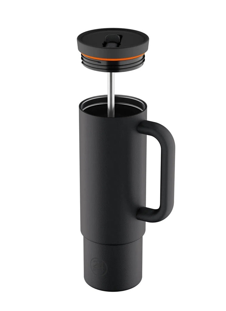 24Bottles - Straw Cup 800ml Tuxedo Black