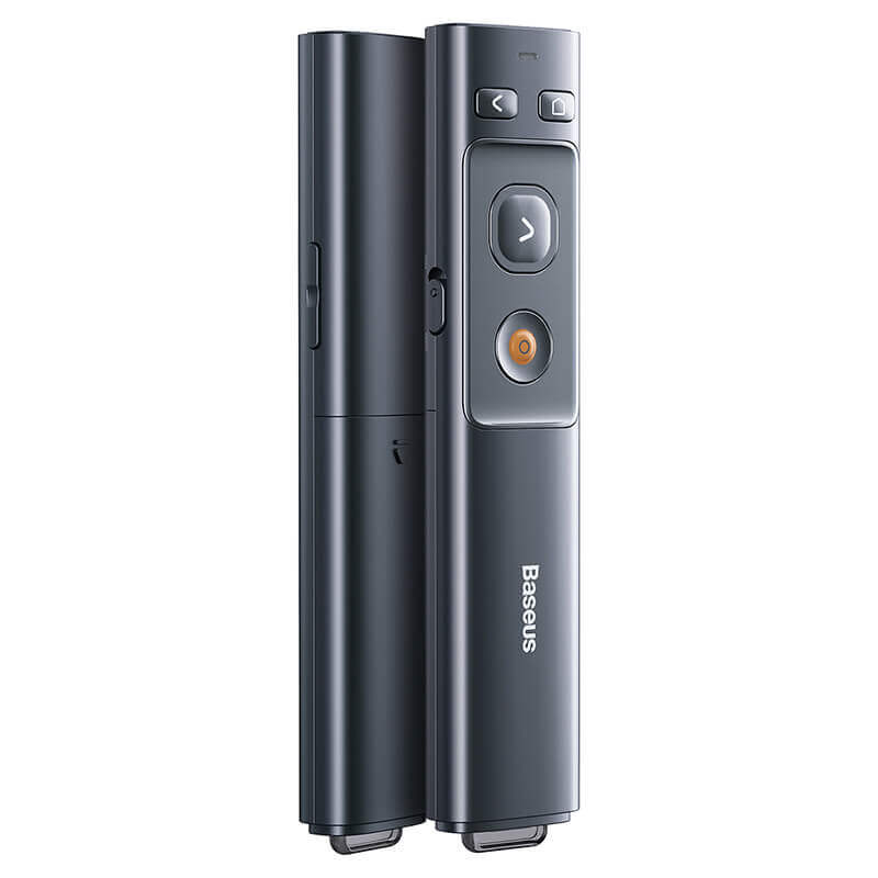 Baseus Orange Dot Wireless Presenter (Red Laser) Wireles Presenter [H]- مؤشر ليزر - للعروض التقديمية - البرزنتيشن - مناسب لجميع انواع الاجهزة والايبادات