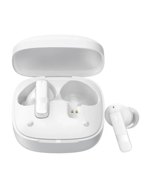 Baseus Bowie E20 True Wireless Earphones – White [D] -  سماعة بيسوس - بلوتوث - كفاله 12 شهر