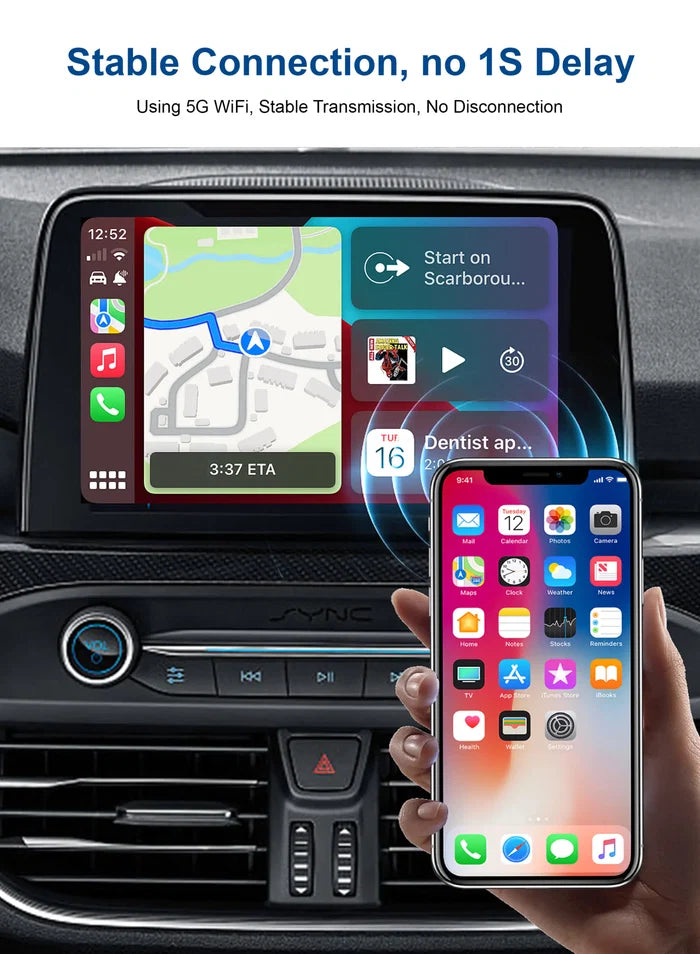 Phone Planet – 4-in-1 Multimedia Car Smart Box CarPlay - Android Auto - HDMI - Screen Mirroring
