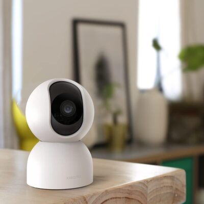 Xiaomi Smart Camera C400 2.5K 360° Rotation – White [B] - كاميرا داخلية منزلية - شاومي - كفالة 12 شهر