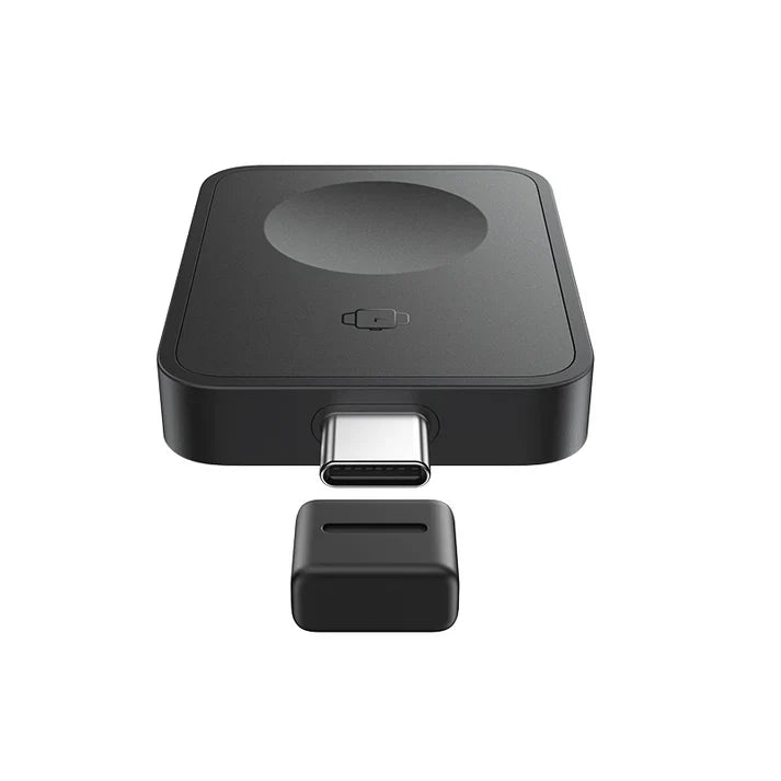 Baseus MagPro Magnetic Wireless Charger for E-Watch 2.5W – Black [D] شاحن ابل واتش - ماغ سيف وايرلس بقوة 2.5 واط - خاصية الشحن السريع - كفالة 12 شهر