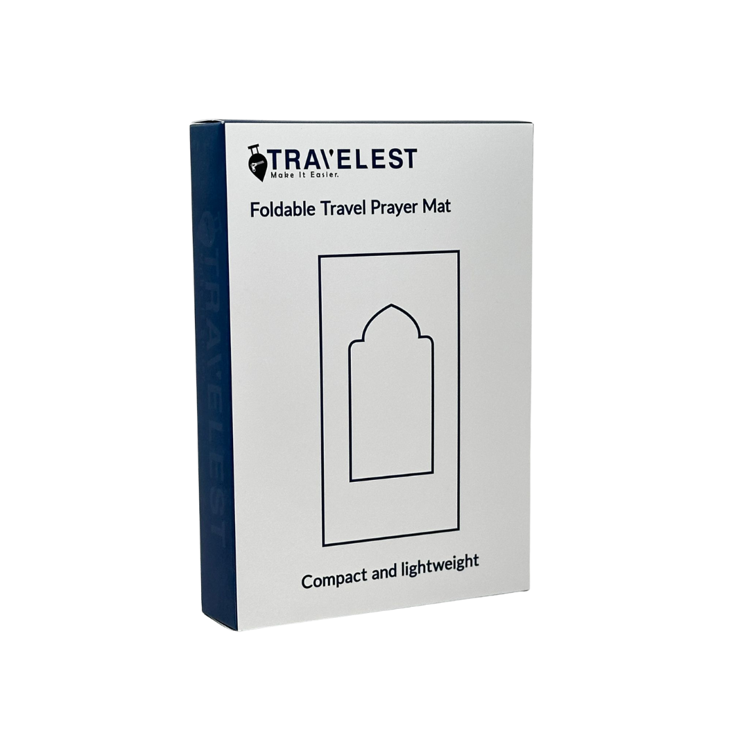 Travelest Foldable Travel Prayer Mat - Navy [T] - سجادة صلاة السفر قابلى للطي من ترافيليست - كحلي